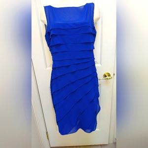 Cobalt blue Jones New York cocktail dress